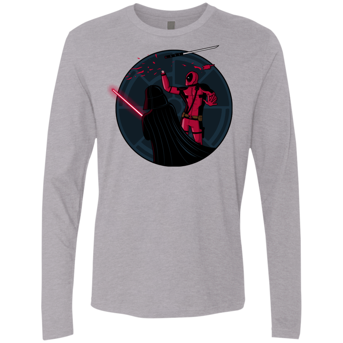 T-Shirts Heather Grey / S Hand 2.0 Men's Premium Long Sleeve