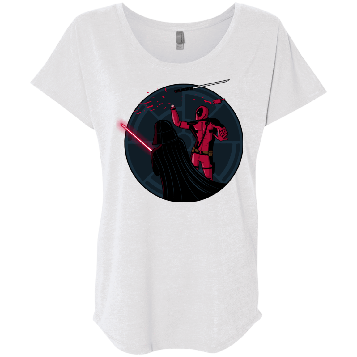 T-Shirts Heather White / X-Small Hand 2.0 Triblend Dolman Sleeve