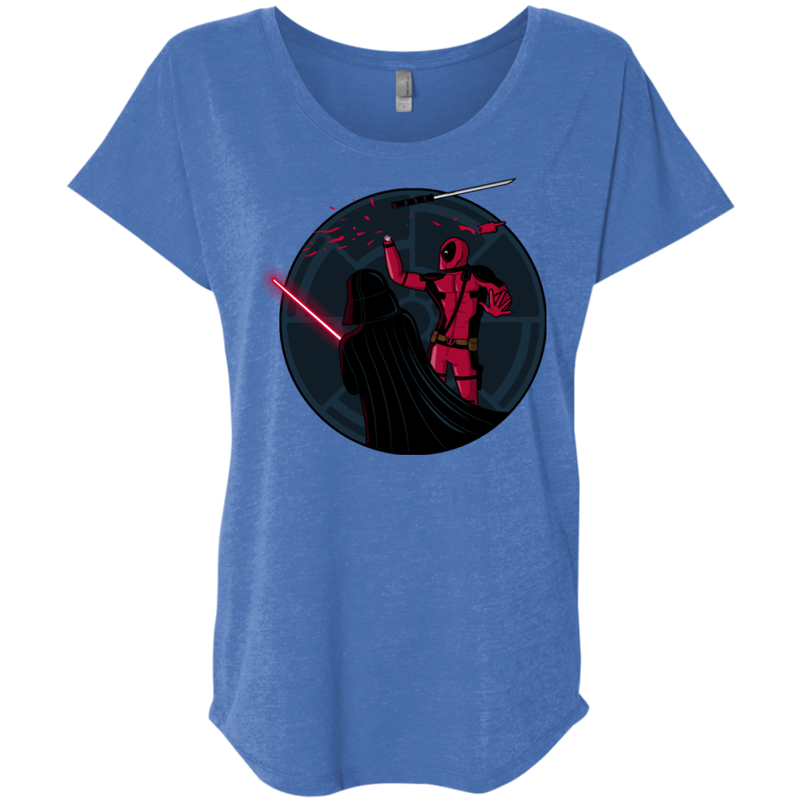 T-Shirts Vintage Royal / X-Small Hand 2.0 Triblend Dolman Sleeve