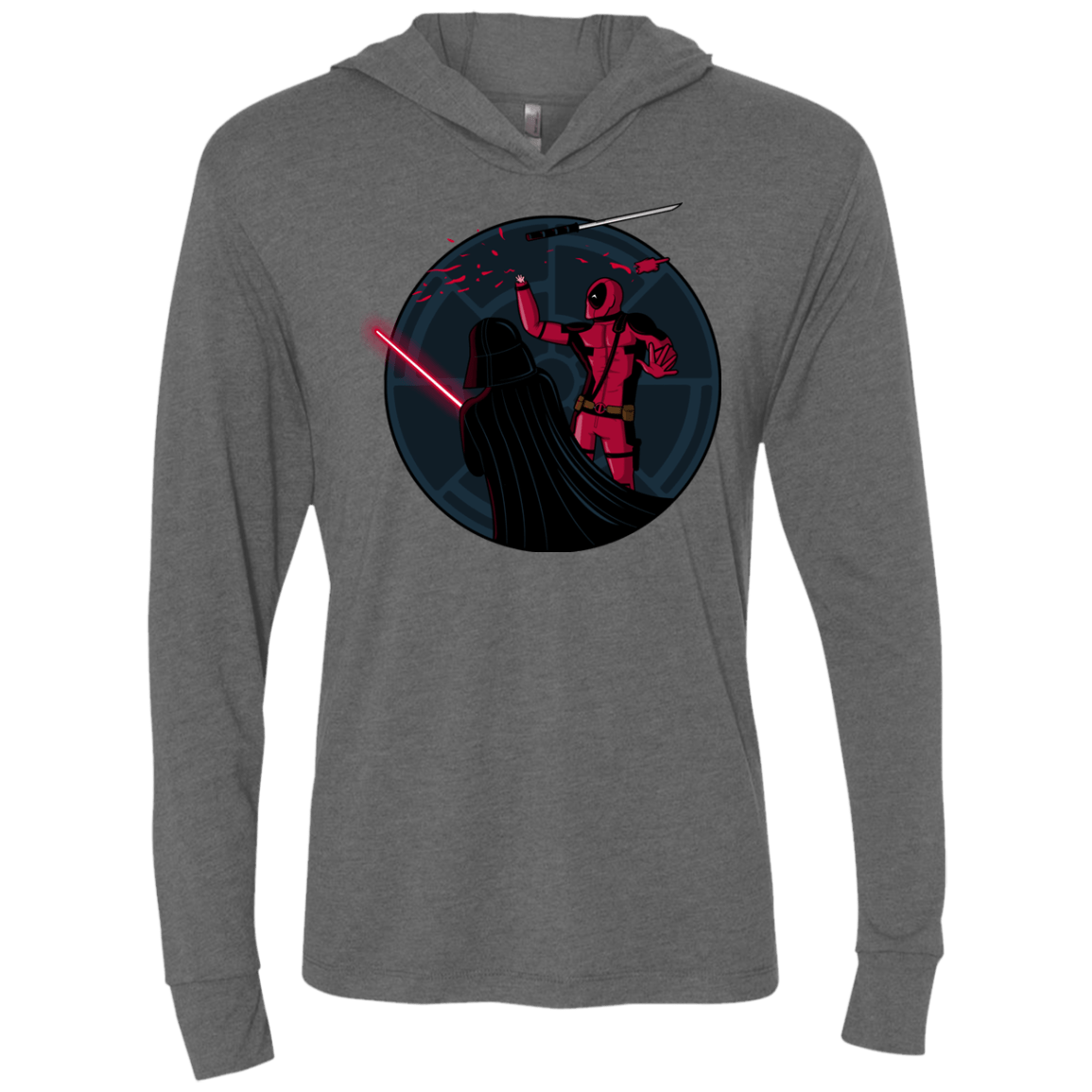 T-Shirts Premium Heather / X-Small Hand 2.0 Triblend Long Sleeve Hoodie Tee