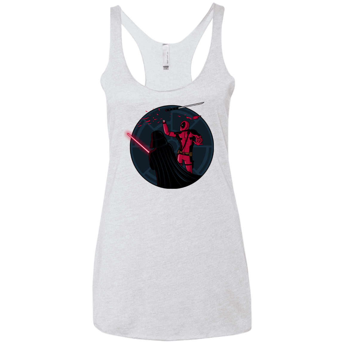 T-Shirts Heather White / X-Small Hand 2.0 Women's Triblend Racerback Tank