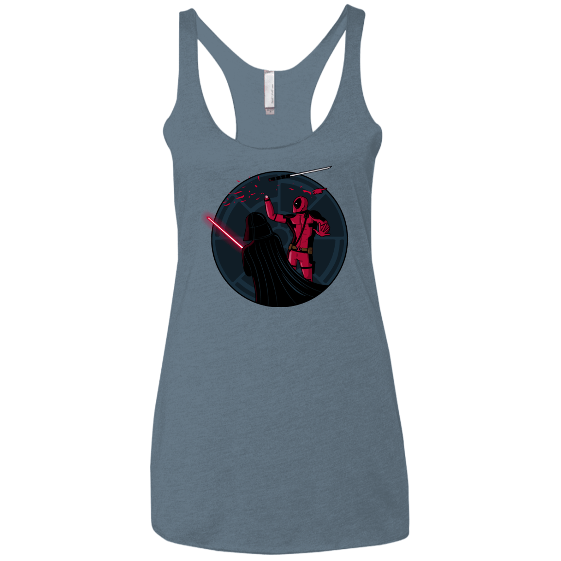 T-Shirts Indigo / X-Small Hand 2.0 Women's Triblend Racerback Tank