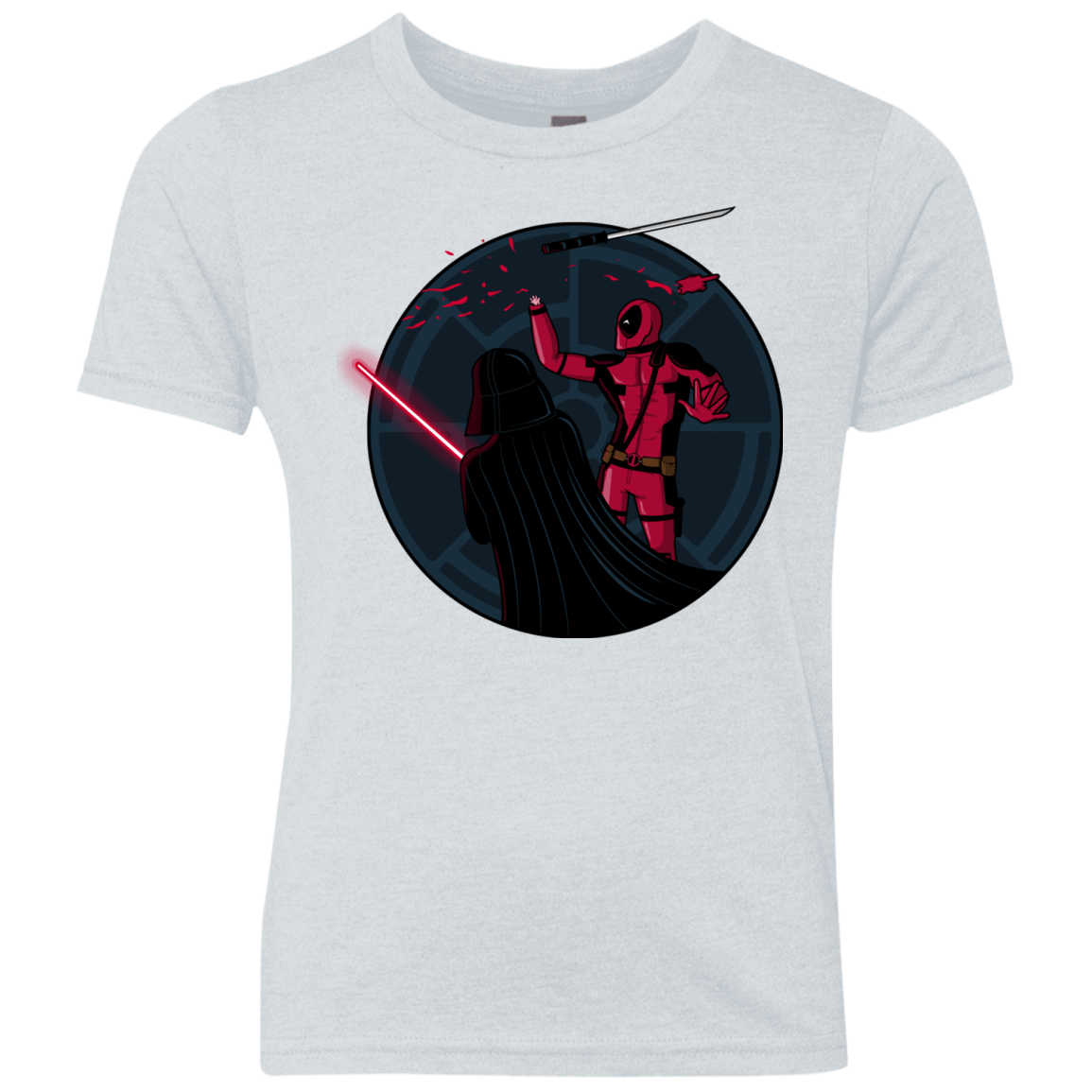 T-Shirts Heather White / YXS Hand 2.0 Youth Triblend T-Shirt