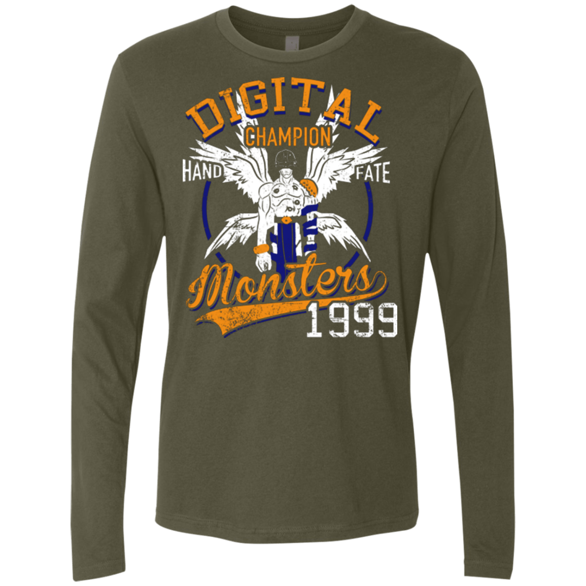 T-Shirts Military Green / Small HAND OF FATE Men's Premium Long Sleeve