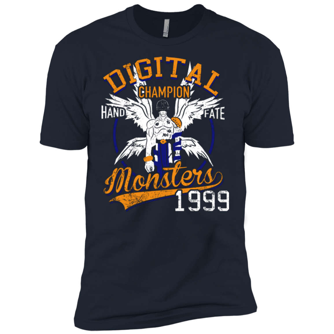 T-Shirts Midnight Navy / X-Small HAND OF FATE Men's Premium T-Shirt