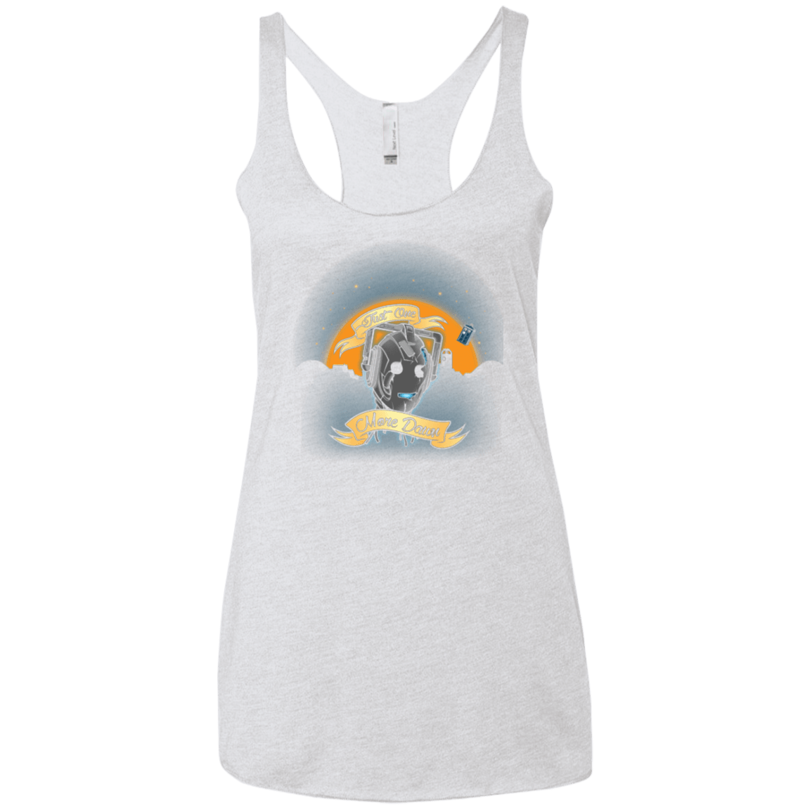 T-Shirts Heather White / X-Small Hang in There Mate Women's Triblend Racerback Tank