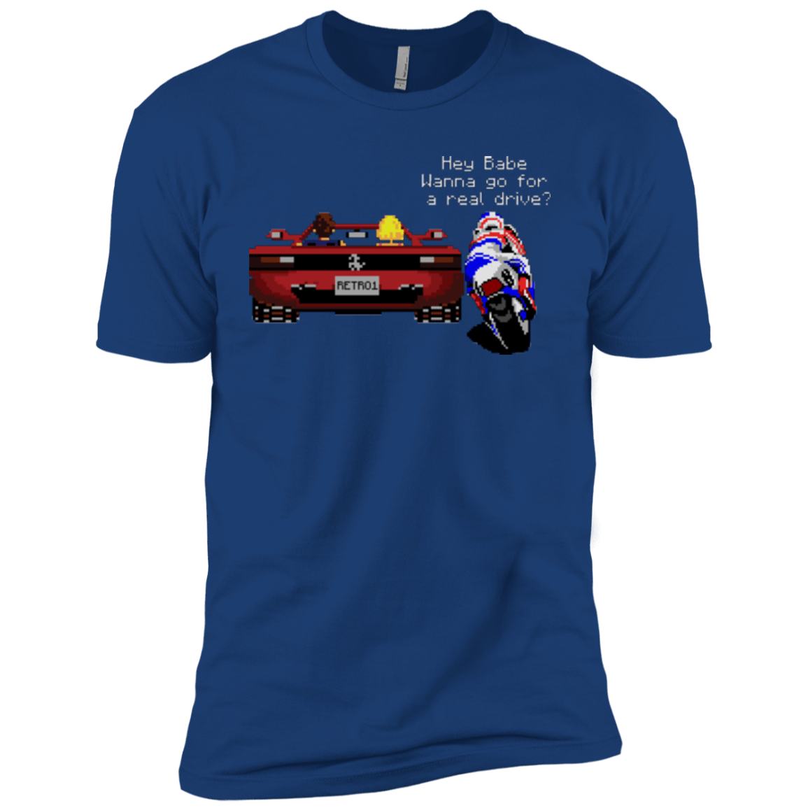 T-Shirts Royal / YXS Hang On to Outrun Boys Premium T-Shirt