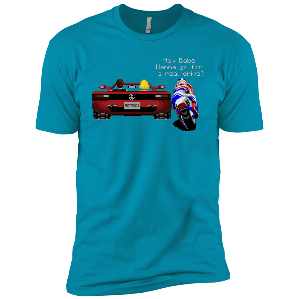 T-Shirts Turquoise / YXS Hang On to Outrun Boys Premium T-Shirt