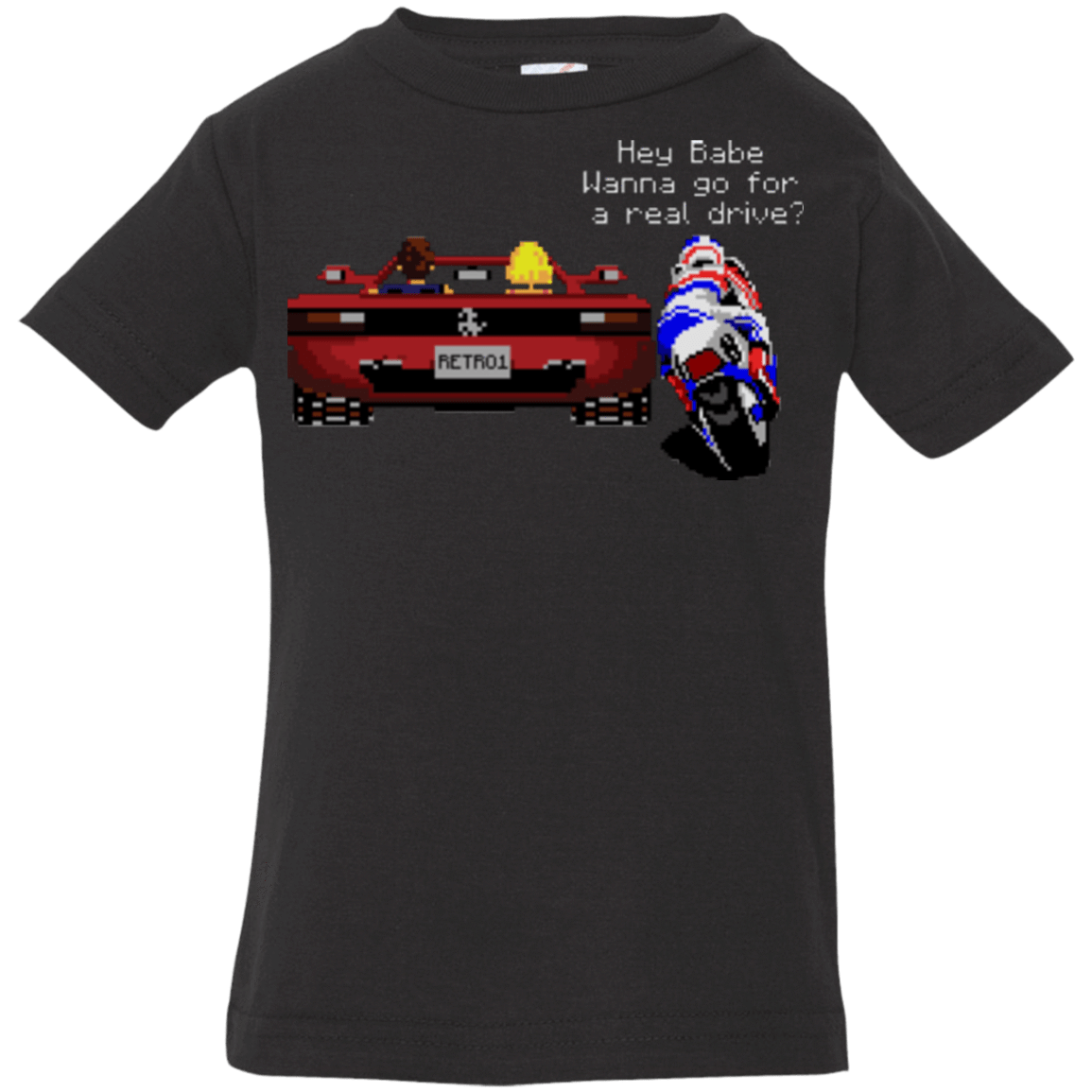 T-Shirts Black / 6 Months Hang On to Outrun Infant Premium T-Shirt