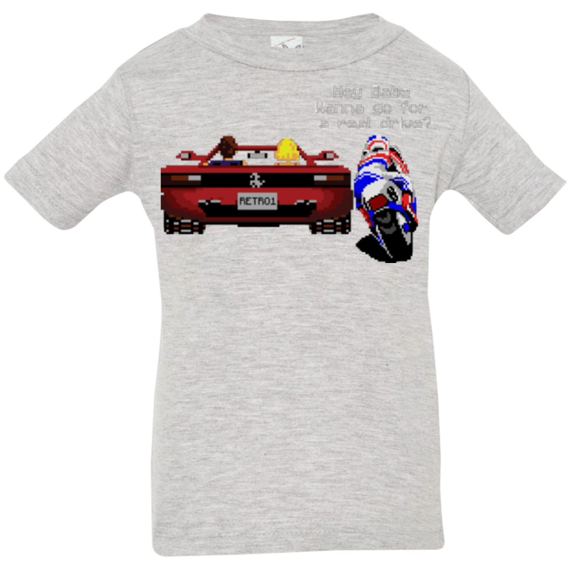 T-Shirts Heather / 6 Months Hang On to Outrun Infant Premium T-Shirt