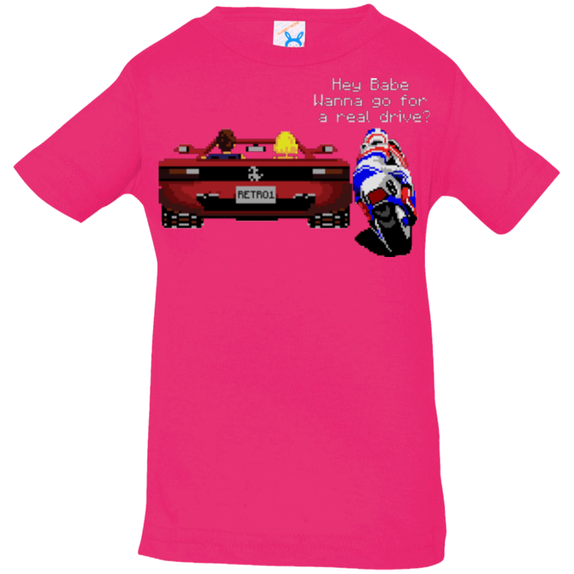 T-Shirts Hot Pink / 6 Months Hang On to Outrun Infant Premium T-Shirt