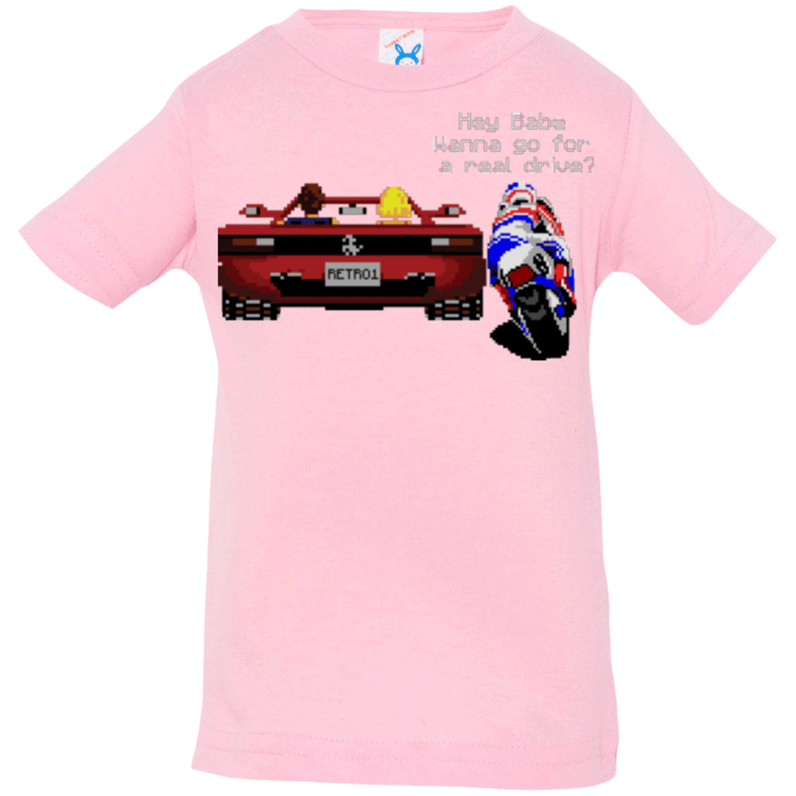 T-Shirts Pink / 6 Months Hang On to Outrun Infant Premium T-Shirt