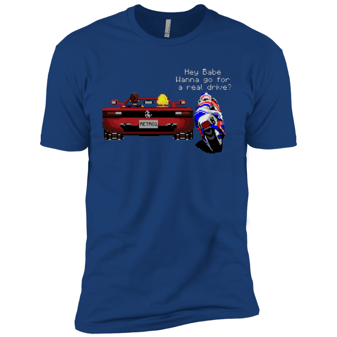 T-Shirts Royal / X-Small Hang On to Outrun Men's Premium T-Shirt