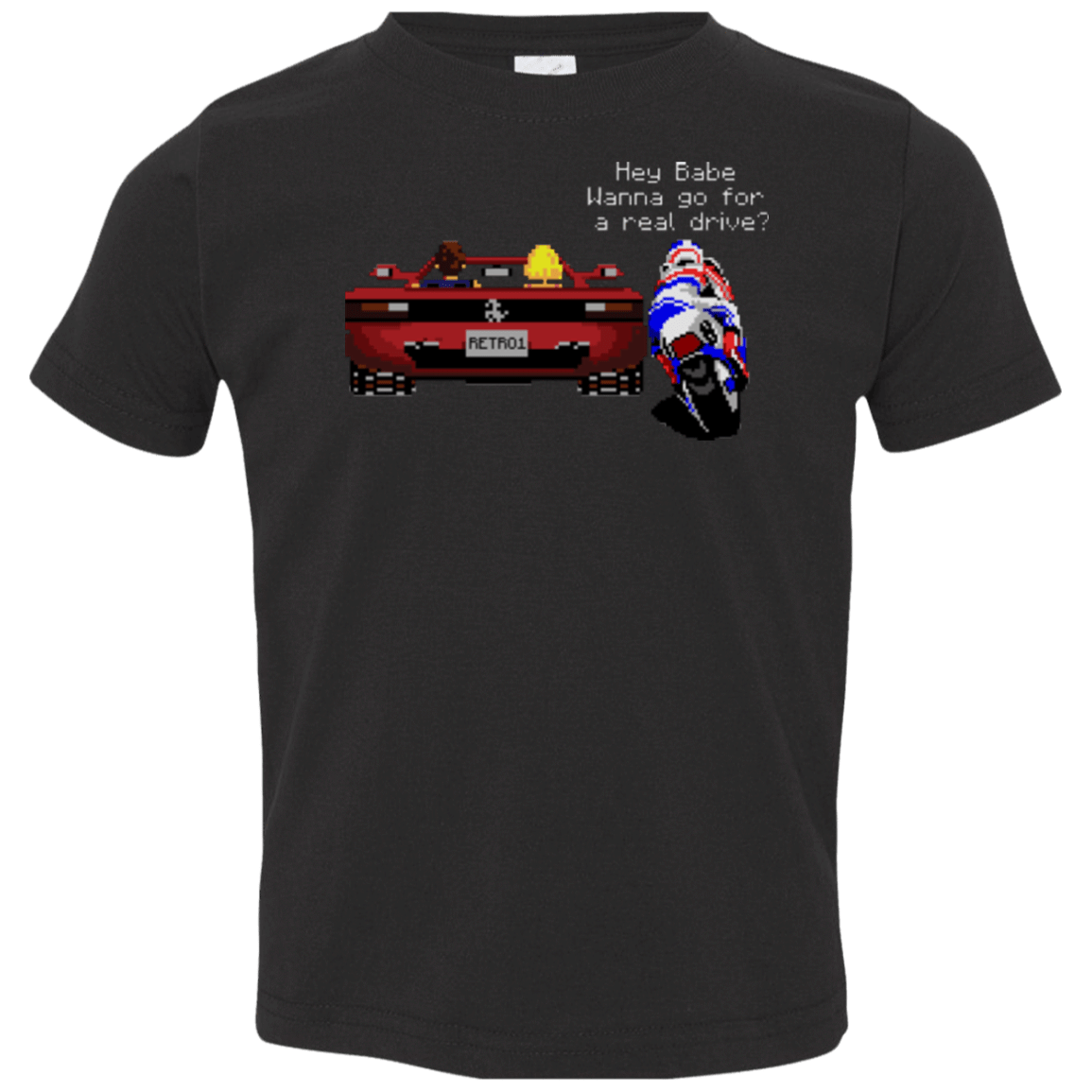 T-Shirts Black / 2T Hang On to Outrun Toddler Premium T-Shirt