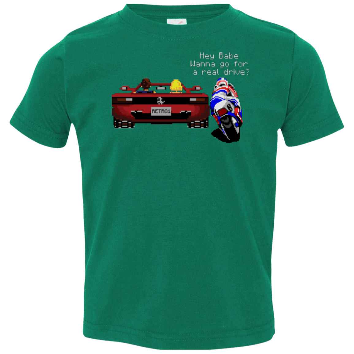 T-Shirts Kelly / 2T Hang On to Outrun Toddler Premium T-Shirt