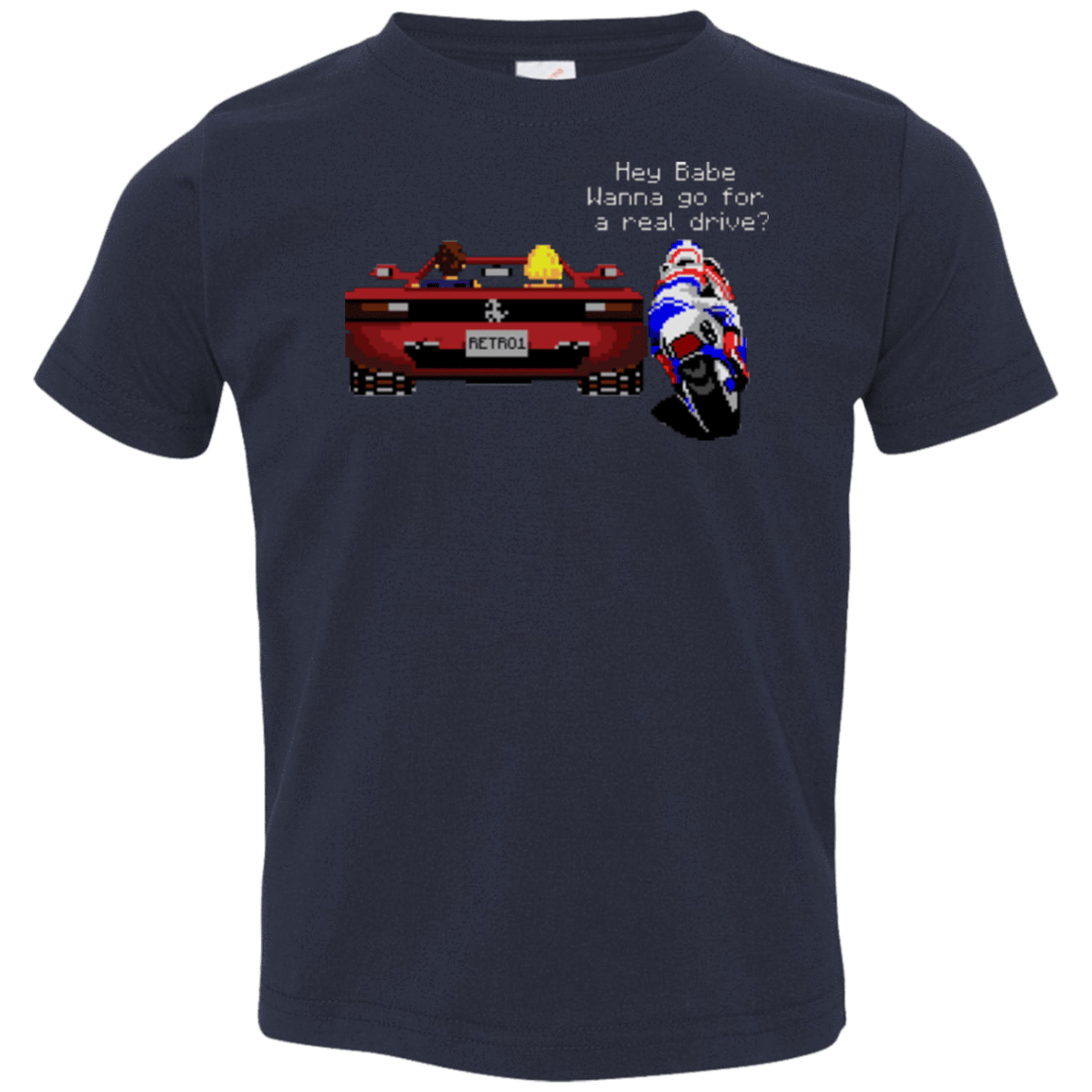 T-Shirts Navy / 2T Hang On to Outrun Toddler Premium T-Shirt