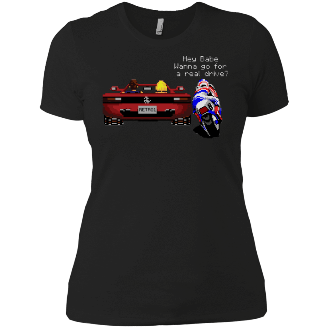 T-Shirts Black / X-Small Hang On to Outrun Women's Premium T-Shirt