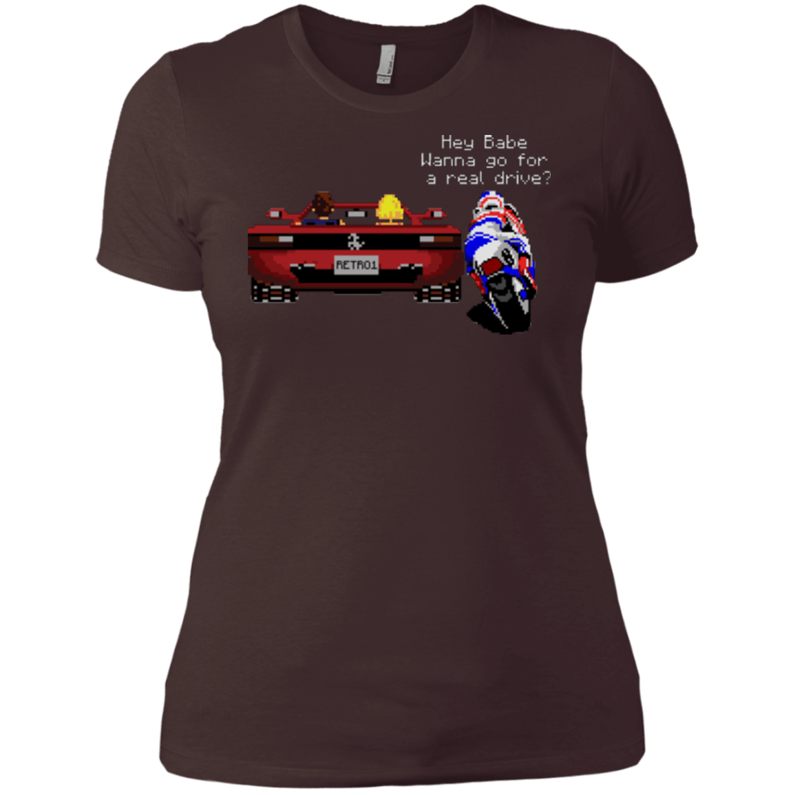 T-Shirts Dark Chocolate / X-Small Hang On to Outrun Women's Premium T-Shirt