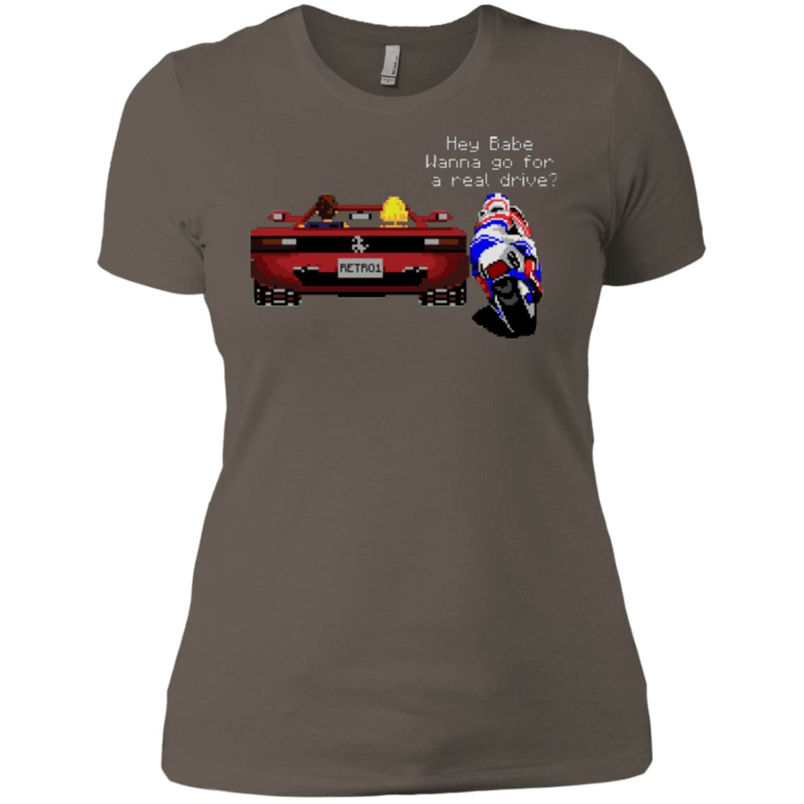 T-Shirts Warm Grey / X-Small Hang On to Outrun Women's Premium T-Shirt