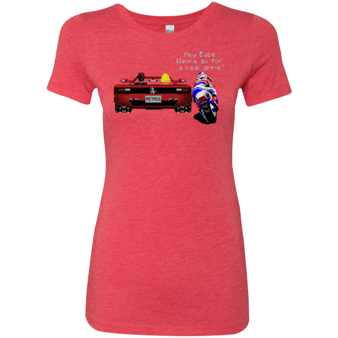 T-Shirts Vintage Red / Small Hang On to Outrun Women's Triblend T-Shirt