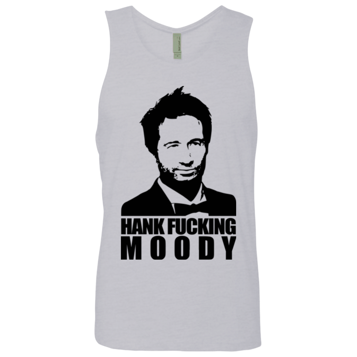 T-Shirts Heather Grey / Small Hank fucking moody Men's Premium Tank Top