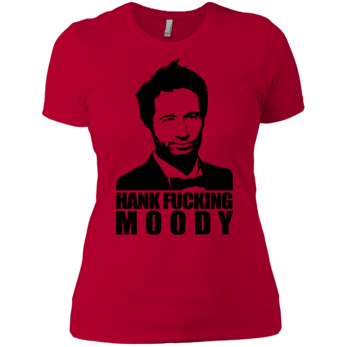 T-Shirts Red / X-Small Hank fucking moody Women's Premium T-Shirt