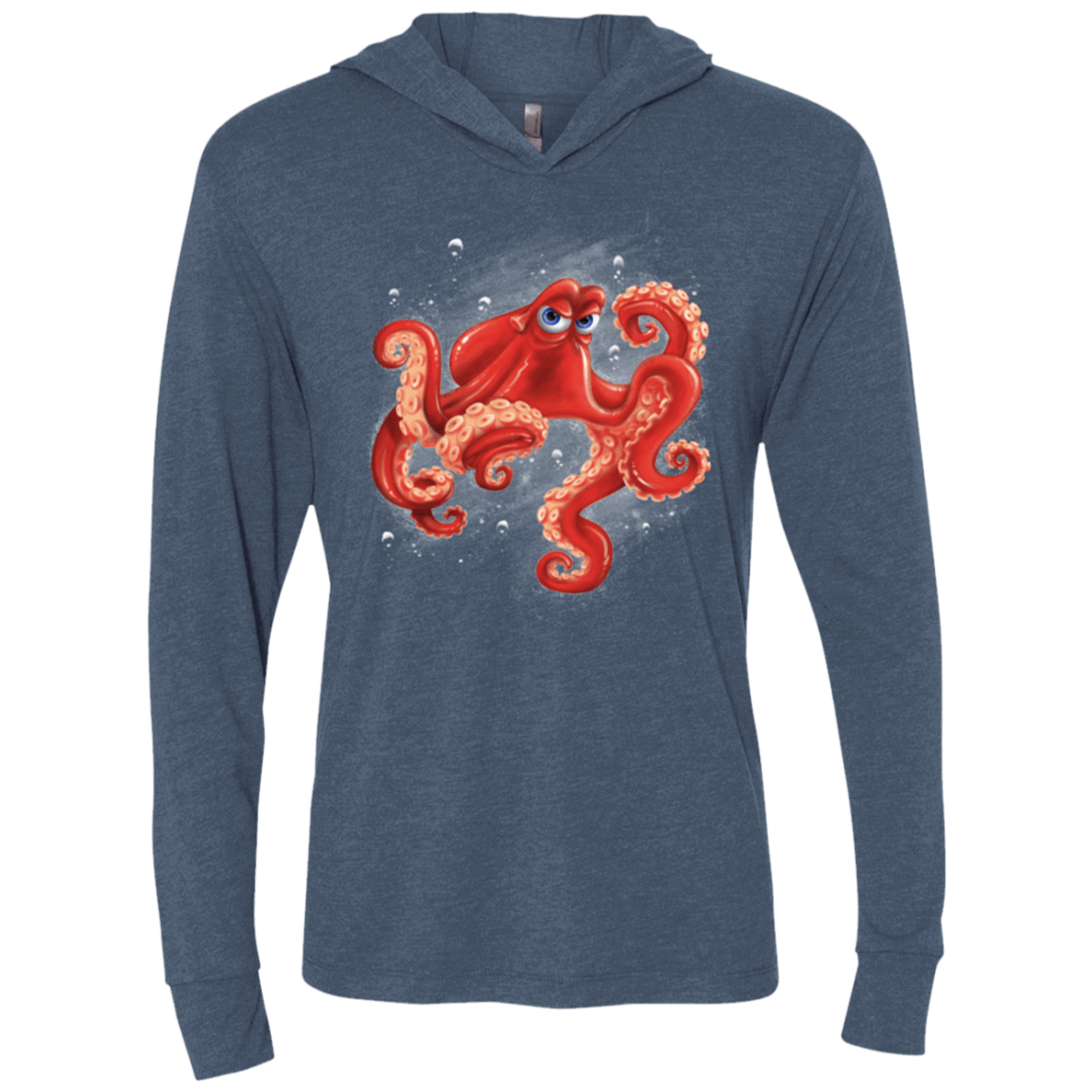 T-Shirts Indigo / X-Small Hank Triblend Long Sleeve Hoodie Tee