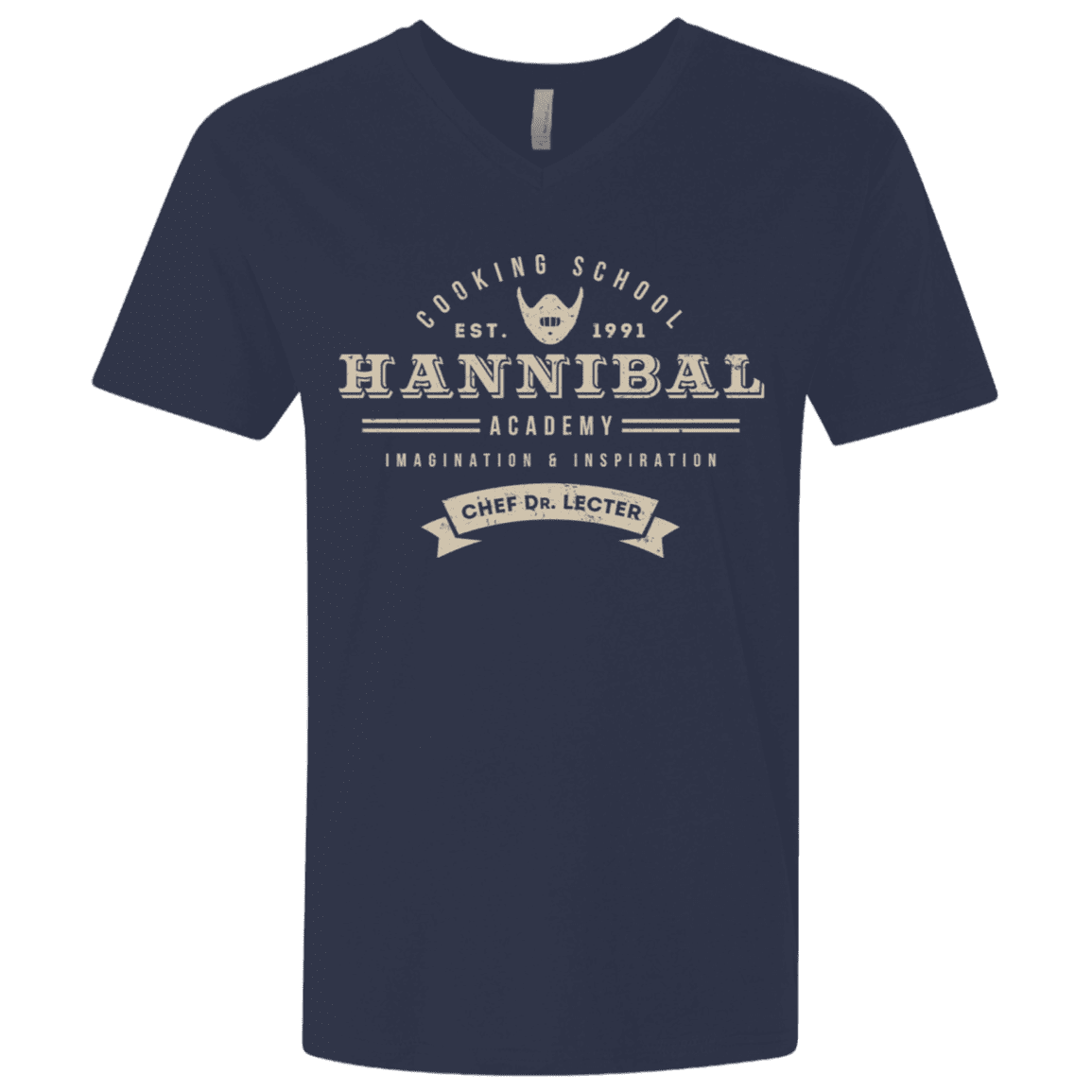 T-Shirts Midnight Navy / X-Small Hannibal Academy Men's Premium V-Neck