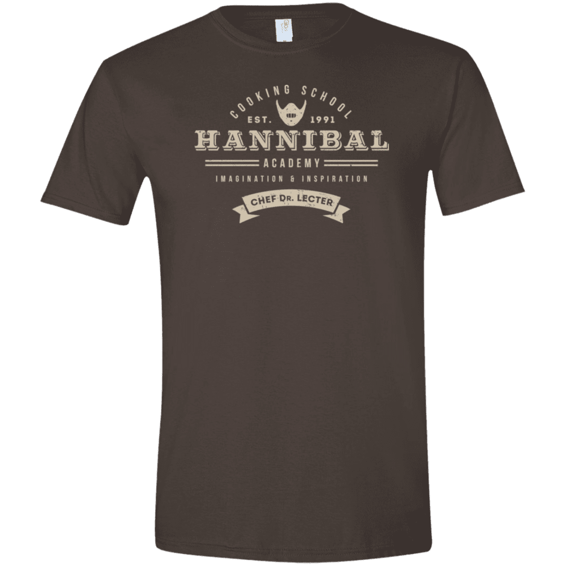 T-Shirts Dark Chocolate / S Hannibal Academy Men's Semi-Fitted Softstyle