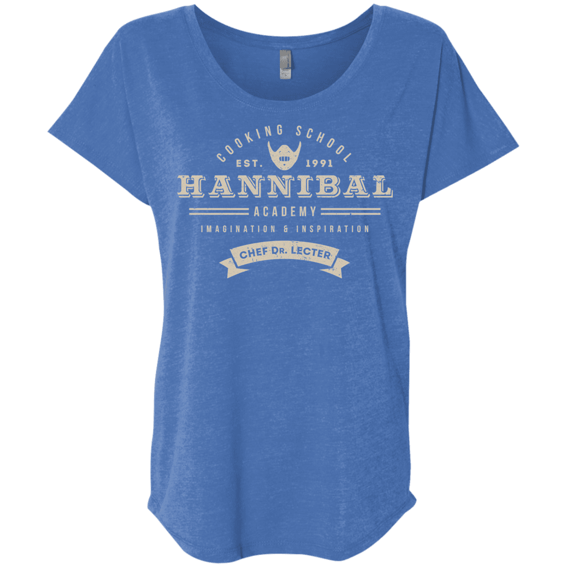 T-Shirts Vintage Royal / X-Small Hannibal Academy Triblend Dolman Sleeve