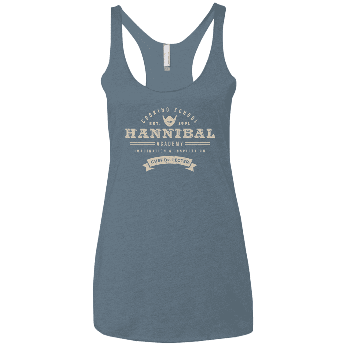 T-Shirts Indigo / X-Small Hannibal Academy Women's Triblend Racerback Tank