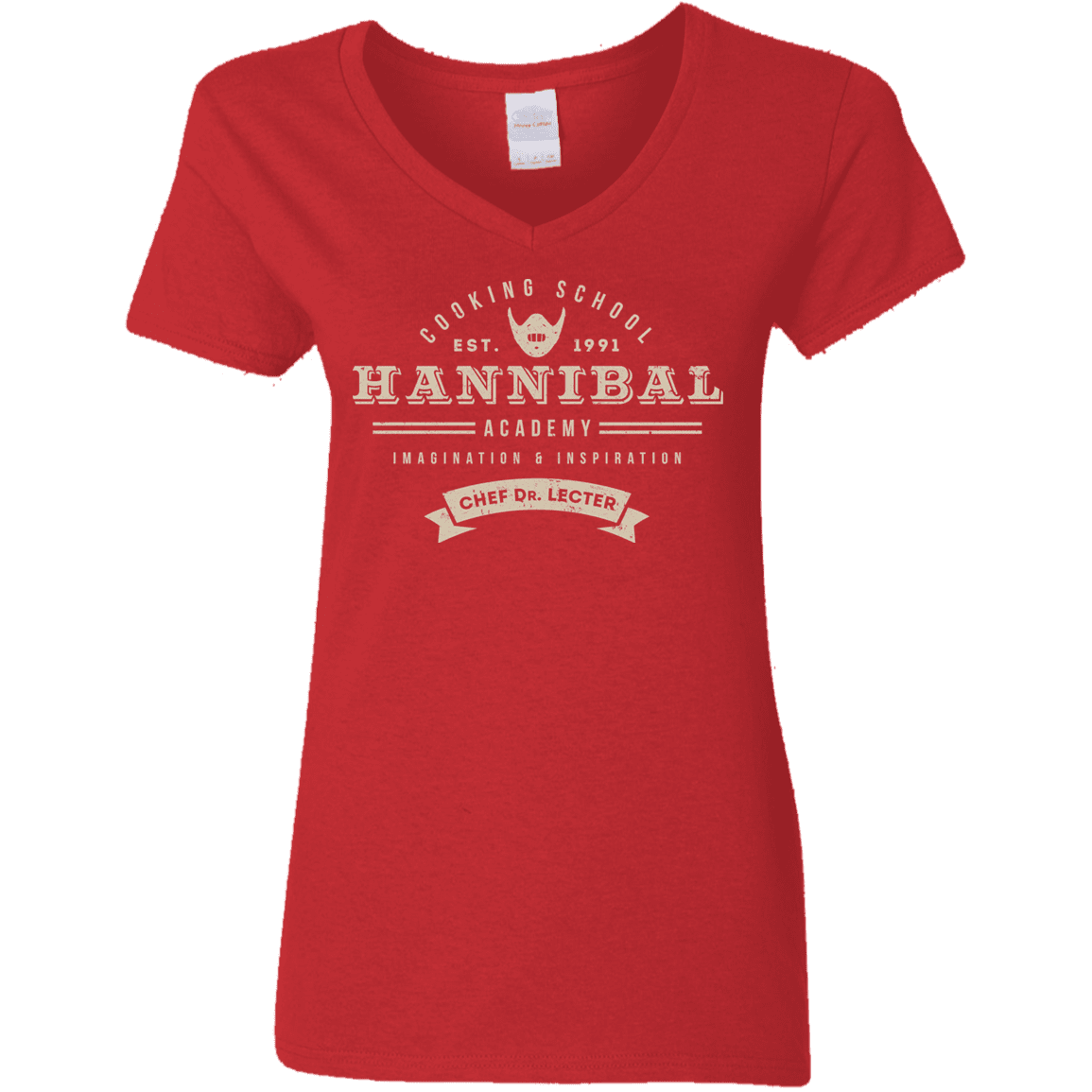 T-Shirts Red / S Hannibal Academy Women's V-Neck T-Shirt