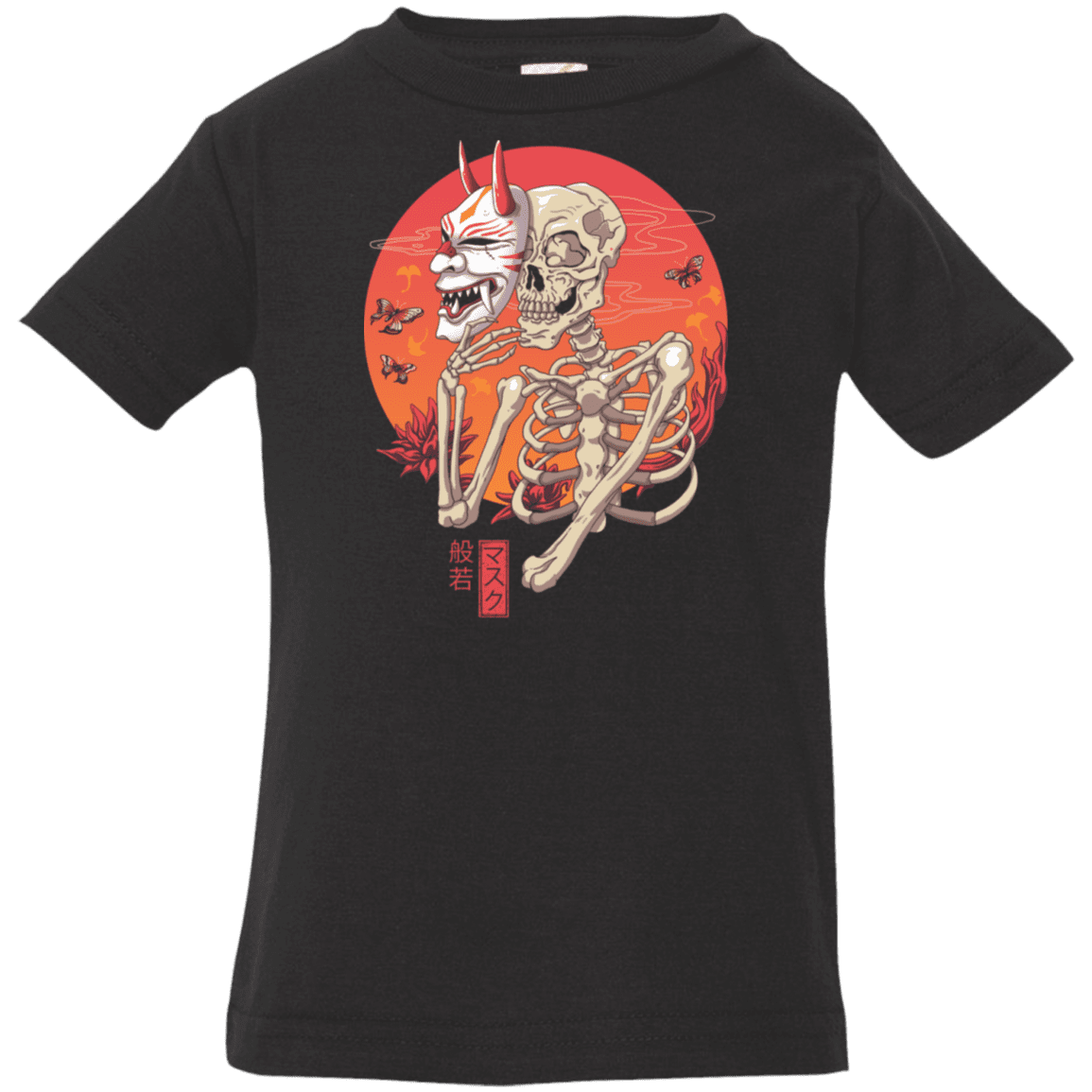 T-Shirts Black / 6 Months Hannya Yokai Mask Infant Premium T-Shirt