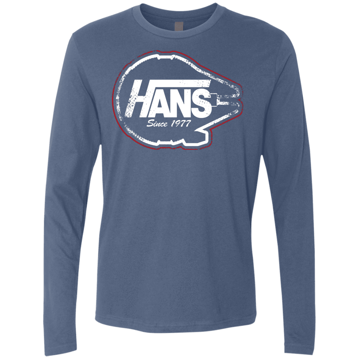 T-Shirts Indigo / S Hans Men's Premium Long Sleeve