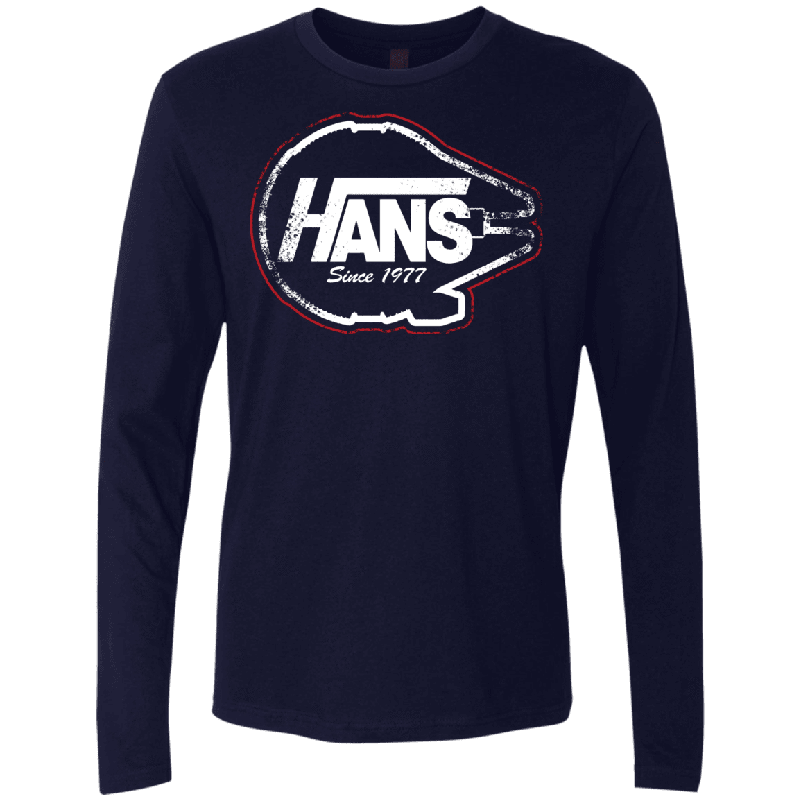 T-Shirts Midnight Navy / S Hans Men's Premium Long Sleeve