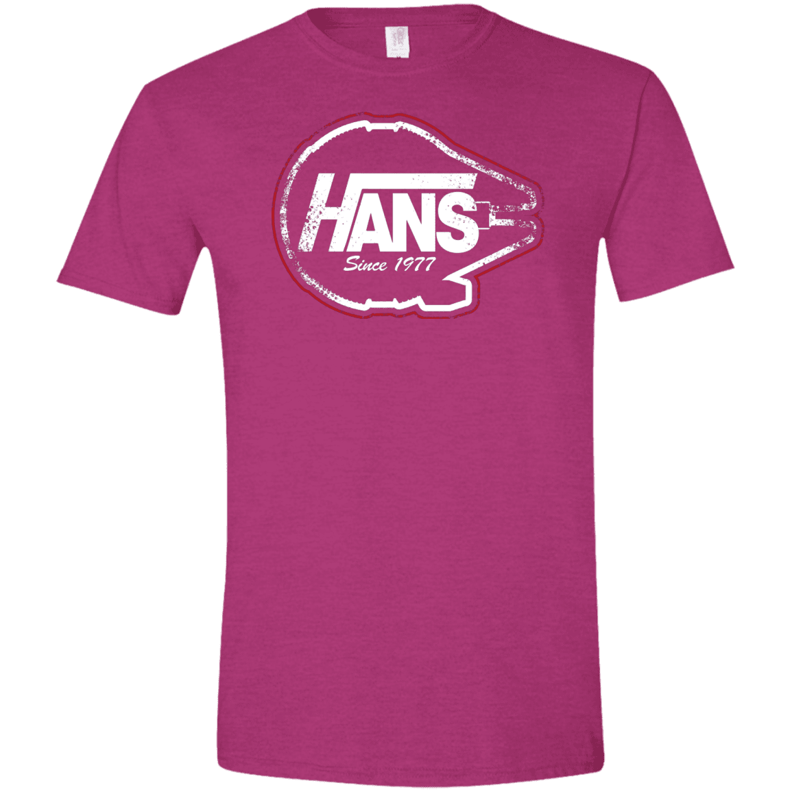 T-Shirts Antique Heliconia / S Hans Men's Semi-Fitted Softstyle