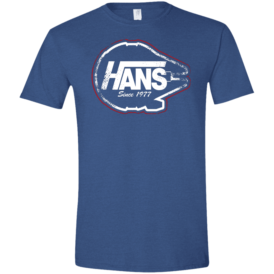 T-Shirts Heather Royal / X-Small Hans Men's Semi-Fitted Softstyle