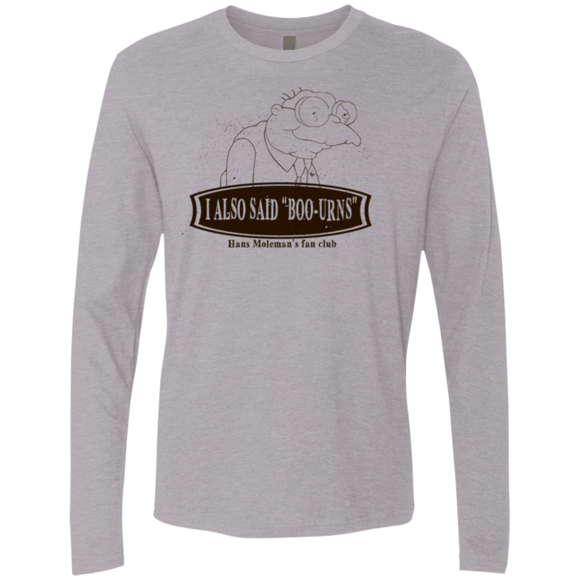 Hans Moleman Fans Club Men's Premium Long Sleeve