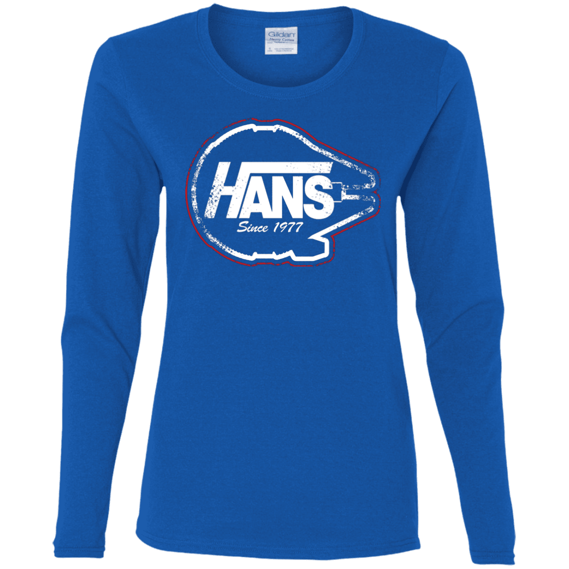 T-Shirts Royal / S Hans Women's Long Sleeve T-Shirt