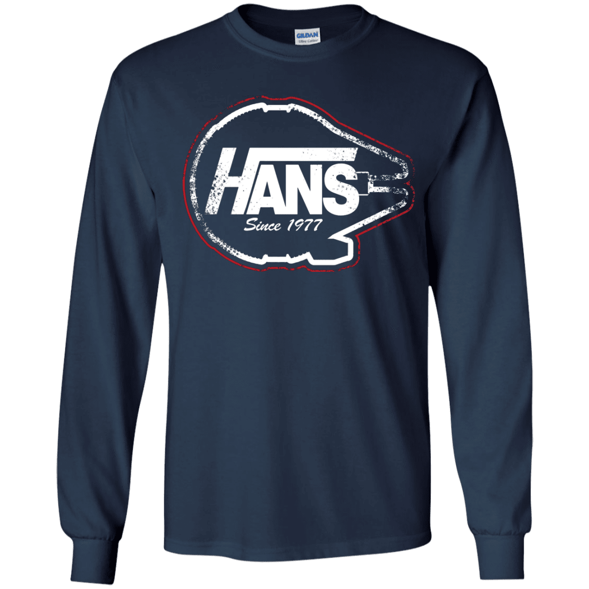 T-Shirts Navy / YS Hans Youth Long Sleeve T-Shirt