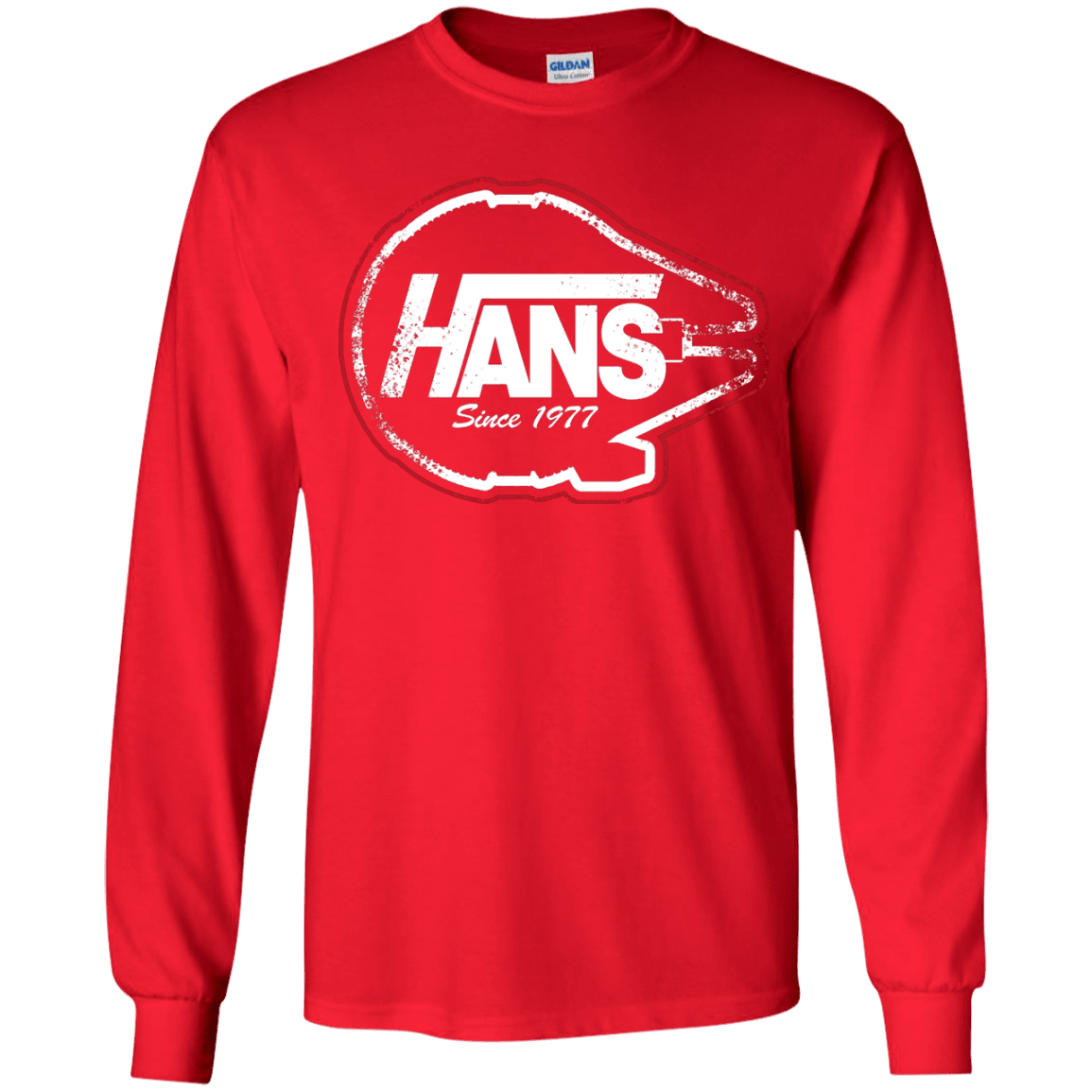 T-Shirts Red / YS Hans Youth Long Sleeve T-Shirt