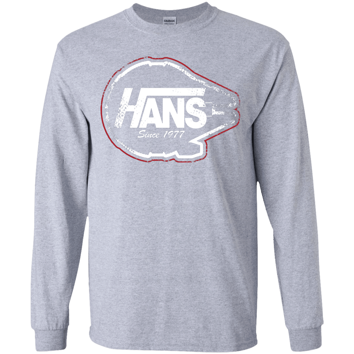 T-Shirts Sport Grey / YS Hans Youth Long Sleeve T-Shirt