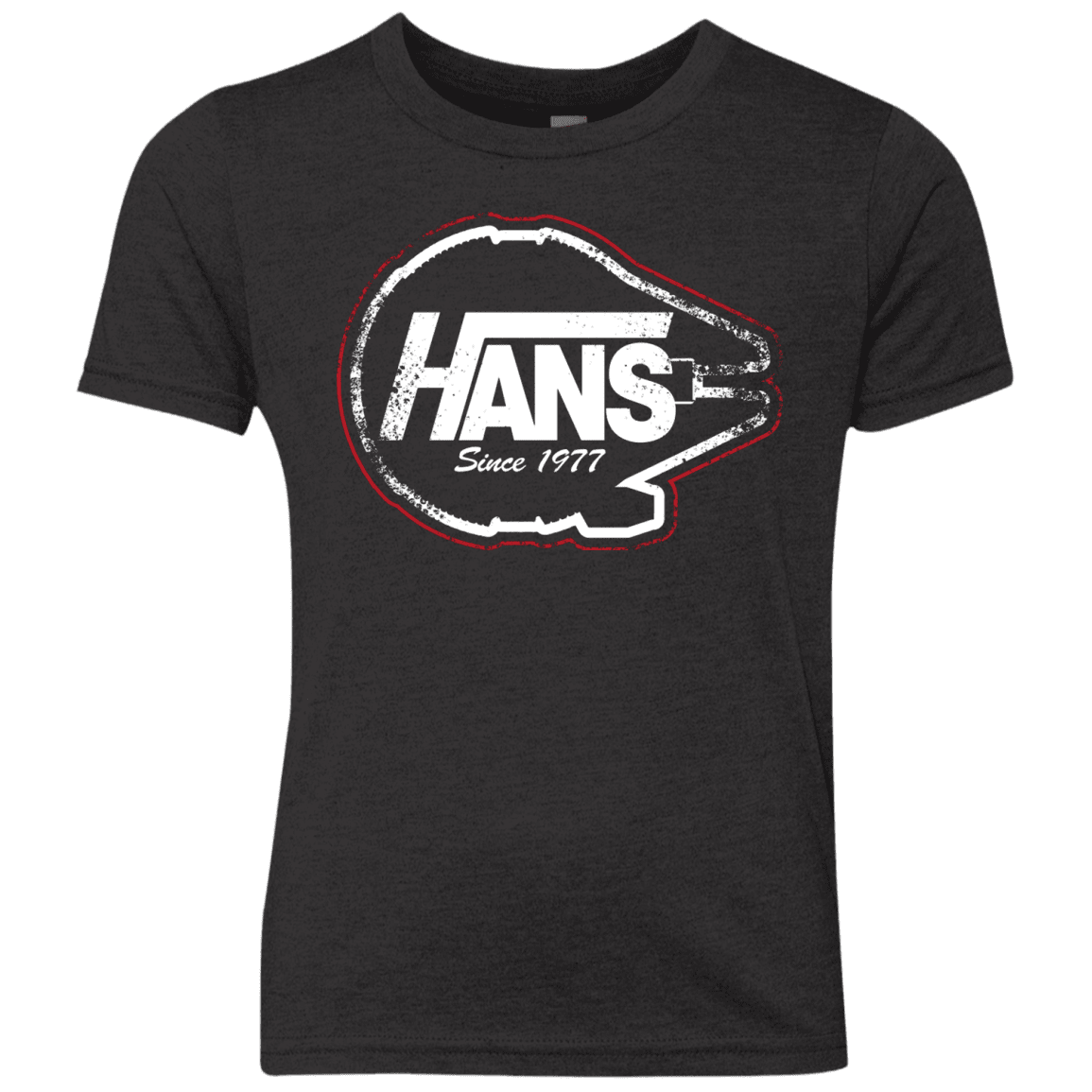 T-Shirts Vintage Black / YXS Hans Youth Triblend T-Shirt