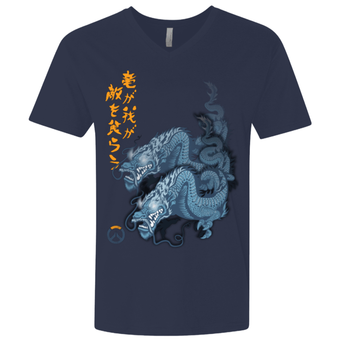 T-Shirts Midnight Navy / X-Small Hanzo Men's Premium V-Neck