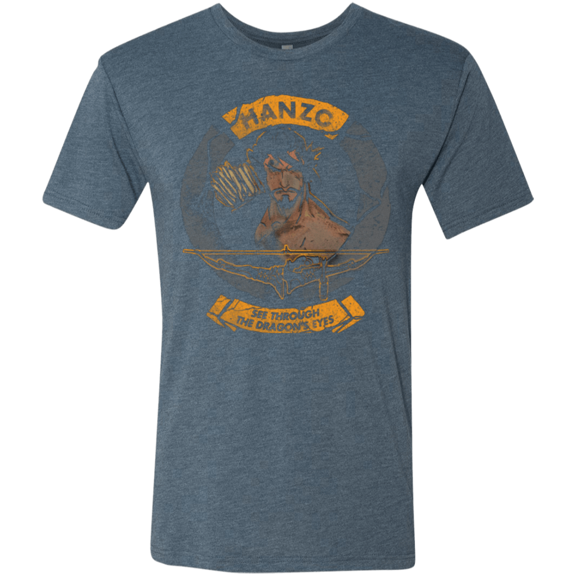 T-Shirts Indigo / Small Hanzo Men's Triblend T-Shirt