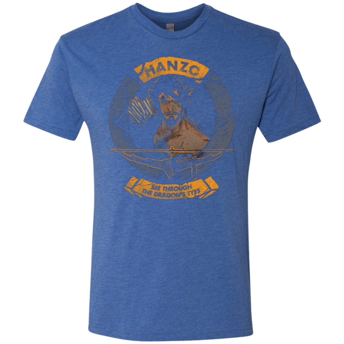 T-Shirts Vintage Royal / Small Hanzo Men's Triblend T-Shirt