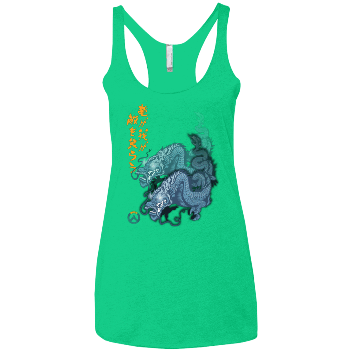 T-Shirts Envy / X-Small Hanzo Women's Triblend Racerback Tank