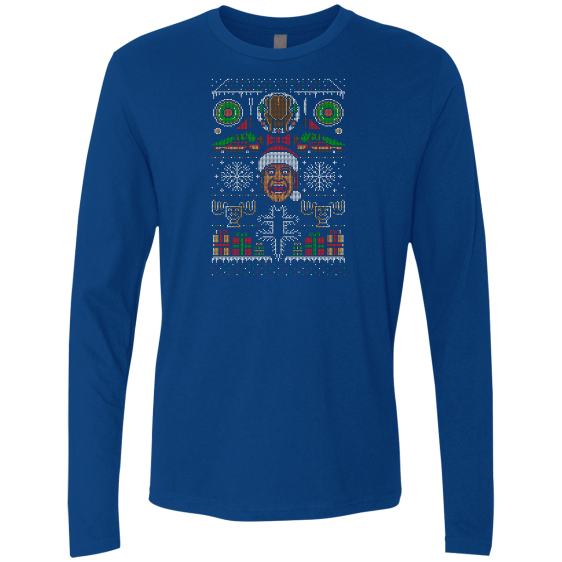 T-Shirts Royal / Small Hap Hap Happiest Christmas Men's Premium Long Sleeve