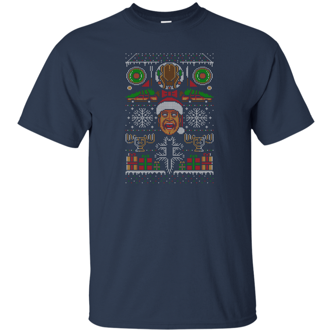 T-Shirts Navy / Small Hap Hap Happiest Christmas T-Shirt