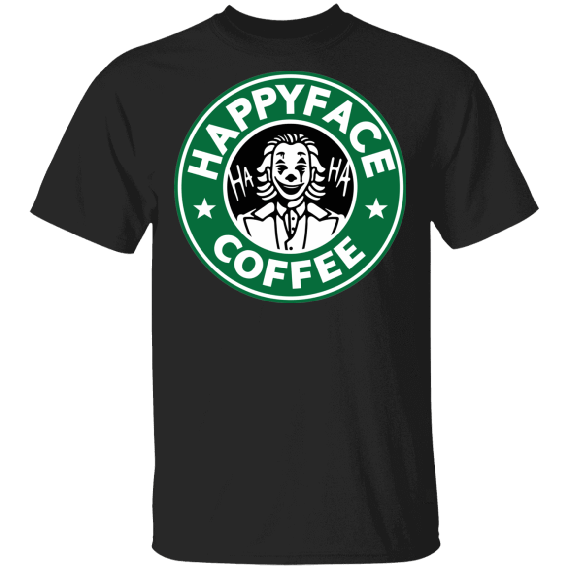 T-Shirts Black / S Happy Face Coffee T-Shirt